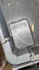 (1) PLASTIC FOUR WHEELED CART WITH TWO SHELVES 46IN X 25IN X 33IN TALL - 5