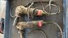 (2) GREASE GUNS ONE IS PISTOL GRIP AND (2) METABO ANGLE GRINDERS AS IS - 3