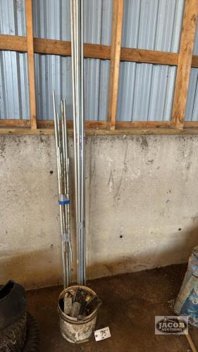ASSORTED LOT OF 1/2&rdquo; EMT AND ELECTRICAL BOXES ETC.