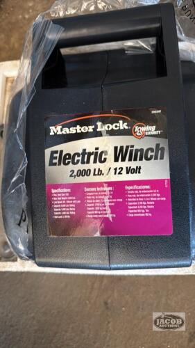 MASTER LOCK ELECTRIC 2000LB 12VOLT WINCH