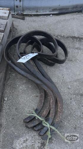 5 CULTIVATOR S-TINES APPROX. 25 1/2 IN LONG