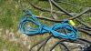 (3) CORDS WITH 230VOLT CORD ENDS. OUTER INSULATION ON ONE IS WORN THROUGH - 4