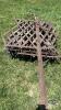 SET OF FIVE DIAMOND HARROWS WITH POLE - 5