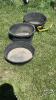 (3) RUBBER FEED PAILS