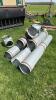 (8) 48INX12IN AERATION PIPE WITH FITTINGS.