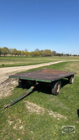 12FT X 7FT STEEL DECK FLAT RACK WAGON