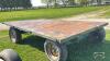 12FT X 7FT STEEL DECK FLAT RACK WAGON - 2