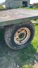 12FT X 7FT STEEL DECK FLAT RACK WAGON - 15