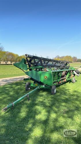 JOHN DEERE 922 FLEX HEAD AND CART