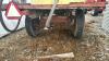 16FT X 7FT FLAT RACK WAGON WITH 1000 GALLON POLY TANK - 8
