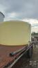 16FT X 7FT FLAT RACK WAGON WITH 1000 GALLON POLY TANK - 13