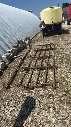 KEWANEE 12FT DRAG HARROWS WITH POLE