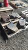 SET OF 8 WHITE SUITCASE WEIGHTS