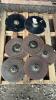 LOT OF GREAT PLAINS DISC BLADES
