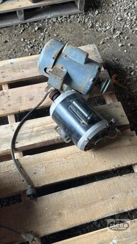 PAIR OF ELECTRIC MOTORS