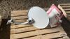 COBRA CB RADIO AND SATELLITE DISH - 7