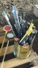 LOT OF MAGNETIC, FLASHERS, SAFETY TRIANGLES, LANEWAY MARKERS, AND 10 PEGS - 4