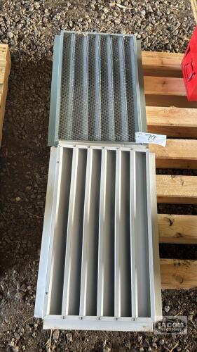 PAIR OF 24&rdquo; X 14&rdquo; VENTS
