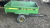 JOHN DEERE 10 GARDEN DUMP TRAILER - 2