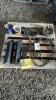 LOT OF PLOW PARTS, ROLLER CHAIN, BELTS, AND MISC.
