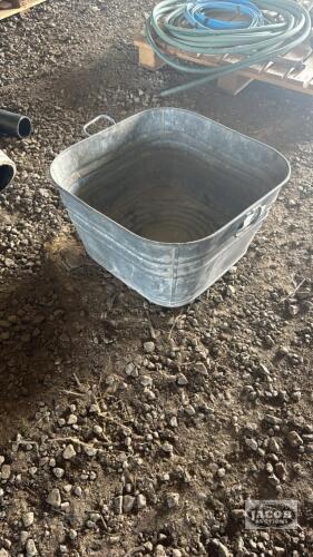 GALVANIZED WASH TUB