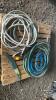 LOT OF GARDEN HOSE, SPRINKLER HEAD, AND LIQUID FERTILIZER LINE - 4
