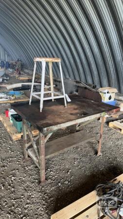 WORKBENCH AND STOOL