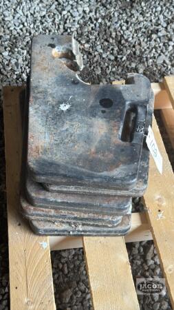 LOT OF 5 SUITCASE WEIGHTS