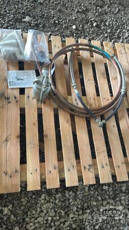 COPPER LINE, PAINT, SPRAYER, AND HOSES