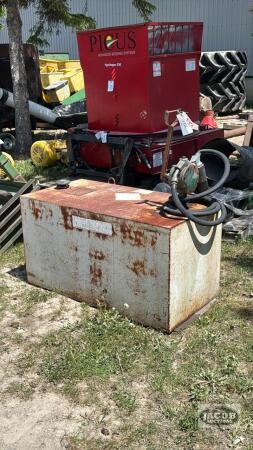 STEEL SLIP TANK WITH PUMP