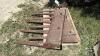 SET OF BOLT ON MANURE FORKS - 3