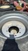 (4) UNMATCHED 385/65R22.5 TIRES ON 8 BOLT RIMS - 4