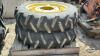PAIR OF FIRESTONE 9.5-24 TIRES ON 8 BOLT RIMS - 3