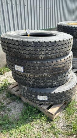 (4) HERCULES 11R24.5 146/143L TIRES ONLY
