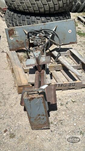 WALLENSTEIN SKID STEER MOUNT HORIZONTAL SPLITTER