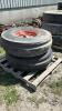 (2) GOODYEAR 11.00-16 TIRES ON 8 BOLT RIMS