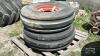 (2) GOODYEAR 11.00-16 TIRES ON 8 BOLT RIMS - 2