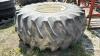 FIRESTONE 28L-26 TIRE ON 25IN 10 BOLT RIM - 4