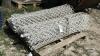 (2) SMALL ROLLS OF 4FT WHITE CHAIN LINK FENCE - 2