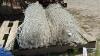 (2) SMALL ROLLS OF 4FT WHITE CHAIN LINK FENCE - 3