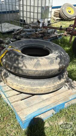 (2) FIRESTONE 11.00-16 TIRES