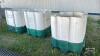 (3) STACKABLE APPROX 400 LITRE TOTES - 2