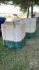 (3) STACKABLE APPROX 400 LITRE TOTES - 3