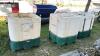 (3) STACKABLE APPROX 400 LITRE TOTES - 4