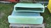 (2) PRARIE PRIDE 36IN WIDE POLY PIG FEEDERS - 2