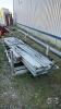 10FT WIDE GARAGE DOOR WITH OPENER AND TRACK