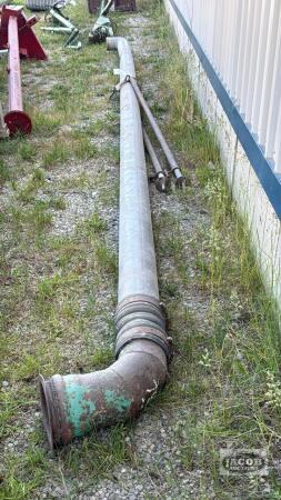 APPROX. 21FT X 6IN ALUMINUM FILL PIPE