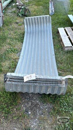 GALVANIZED ROOF OFF FORAGE WAGON