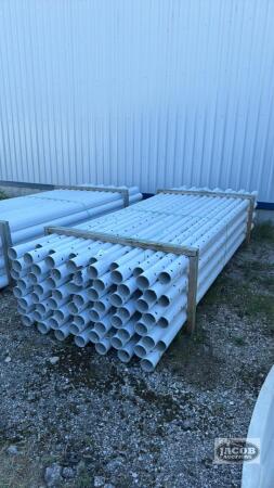 SKID OF APPROX. 112 PIECES OF 3IN PVC DRAIN PIPE