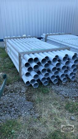 SKID OF APPROX. 60 PIECES OF 4IN PVC PIPE